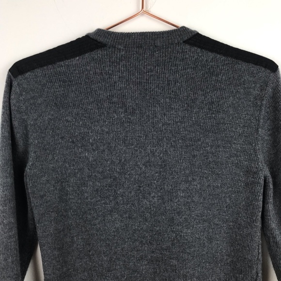 Murano Italian Yarn Wool Patch Shoulder Sweater M - Picture 8 of 8